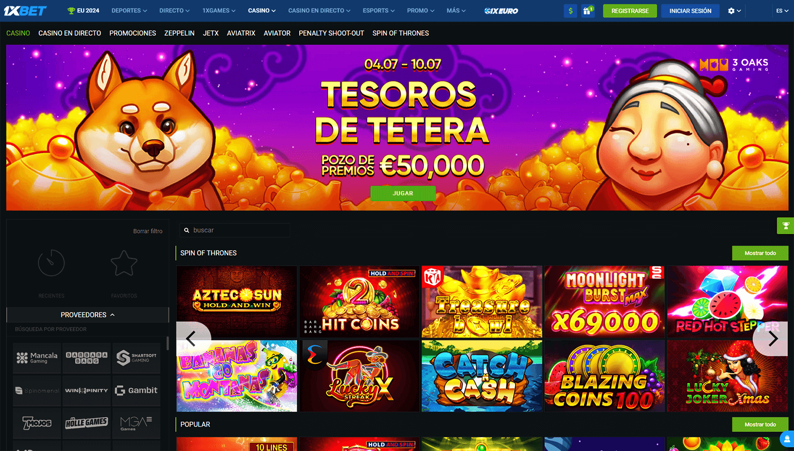 CasinoEnlineaHEX.com   1xBet Casino en Linea el Salvador