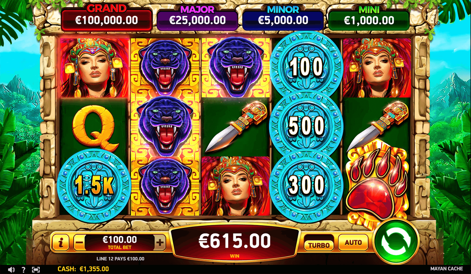 CasinoEnlineaHEX.com   Mayan Cache Slot Demo