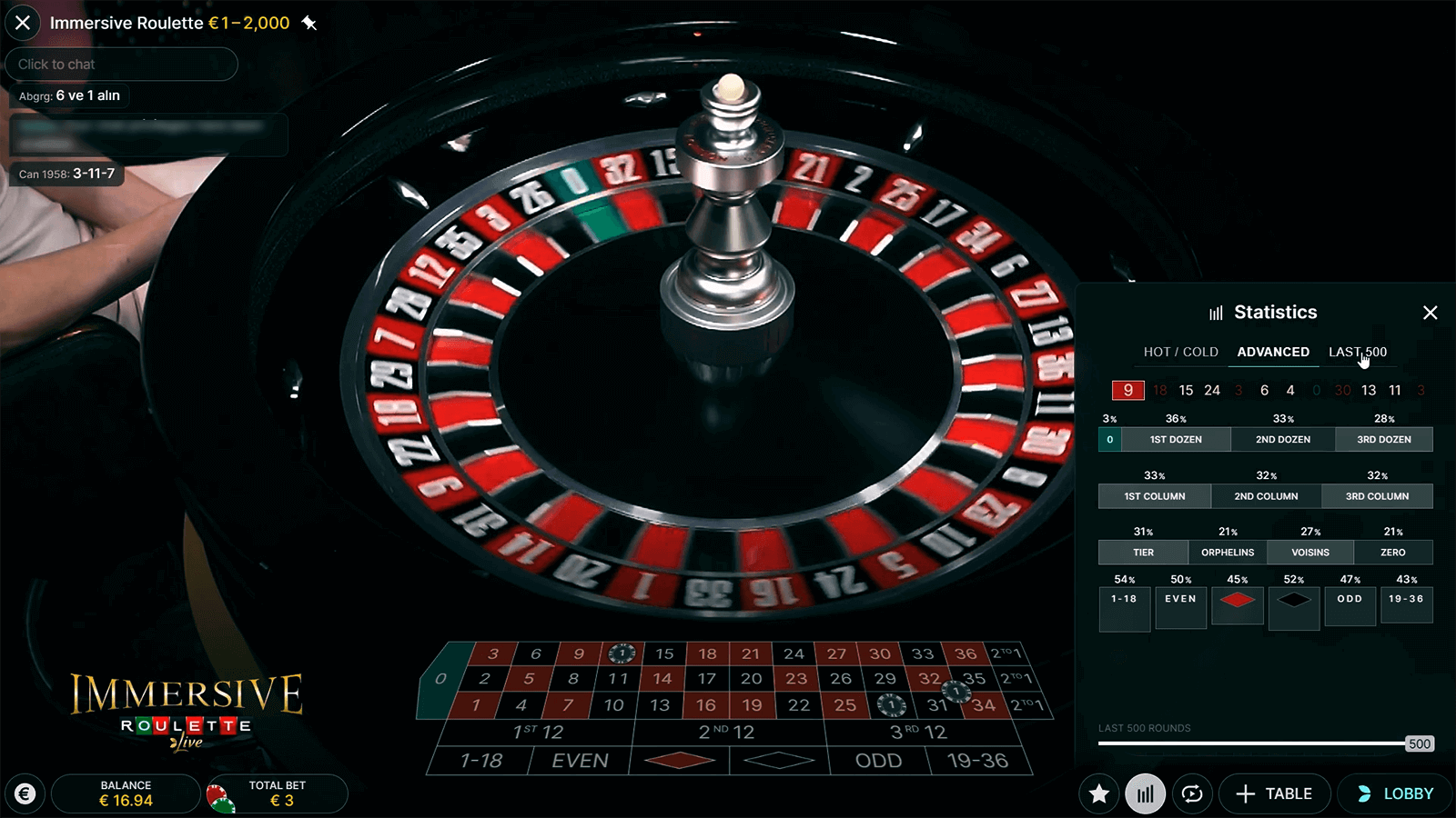 CasinoEnlineaHEX.com   Roulette Online Gratis Immersive Evolution