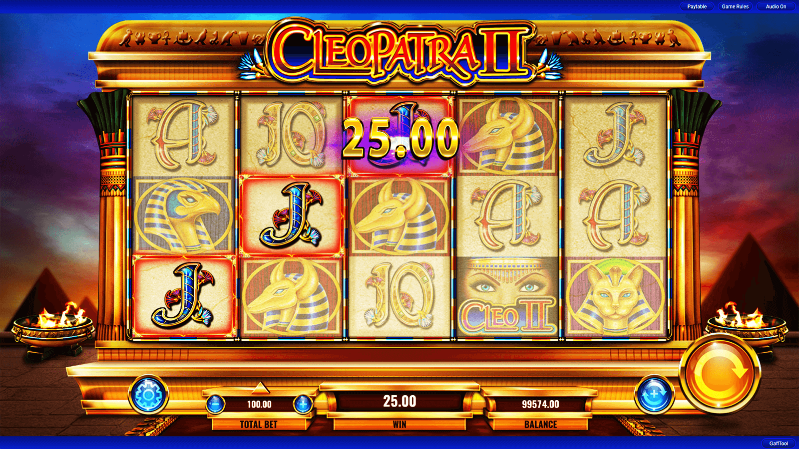 CasinoEnlineaHEX.com   Tragamonedas Cleopatras 2