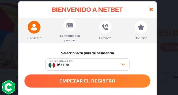 netbet casino registrarse paso