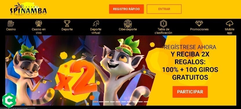 spinamba casino registrarse paso