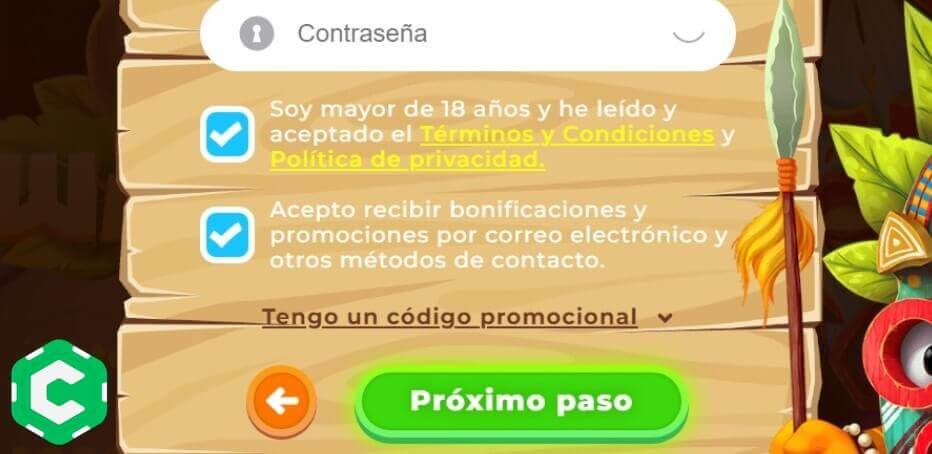 wazamba casino registrarse paso