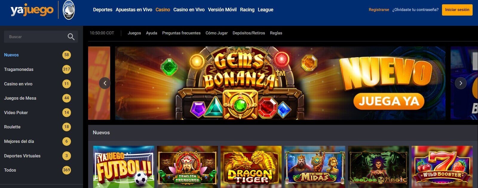 yajuego casino slots 1600